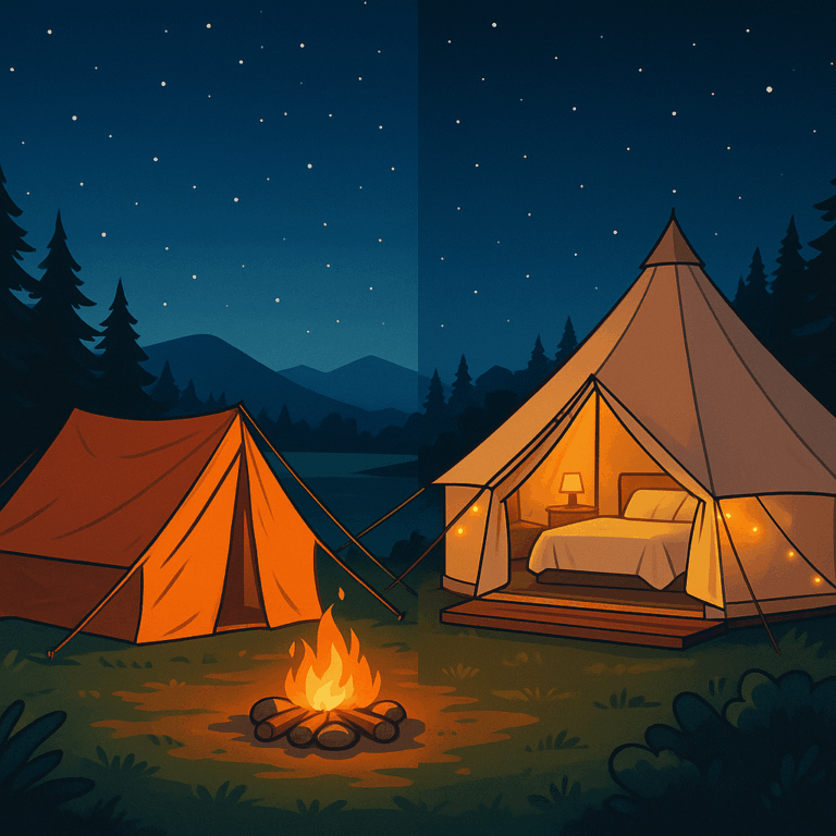 glamping vs camping