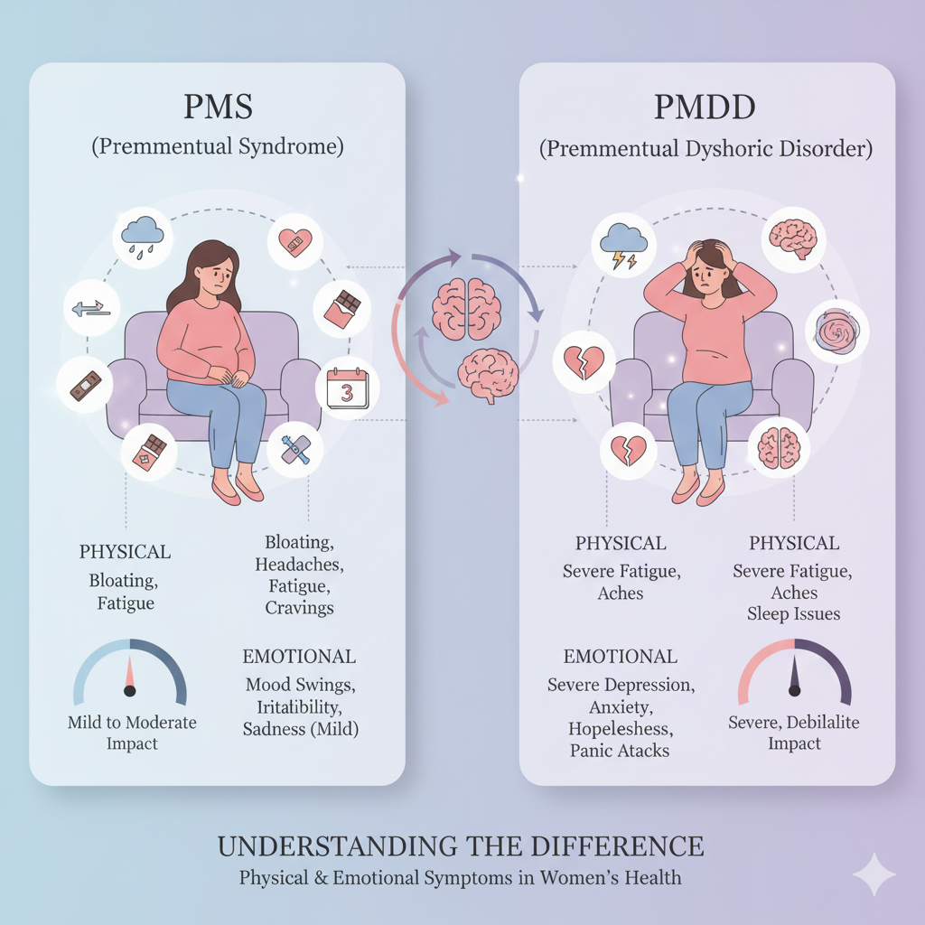 Perbedaan PMS dan PMDD
