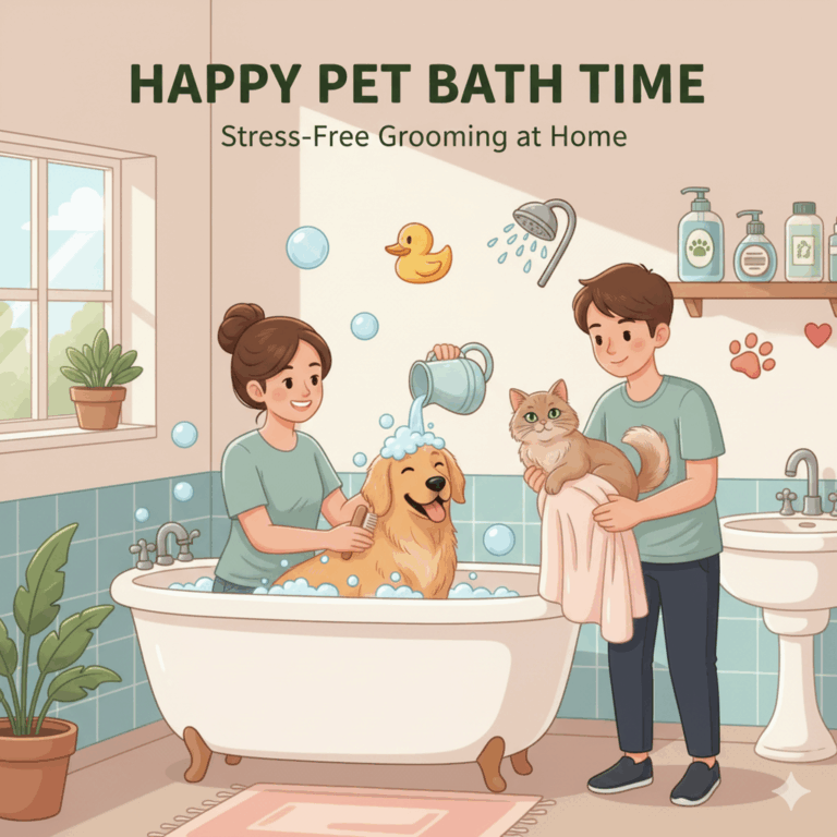 Tips memandikan hewan